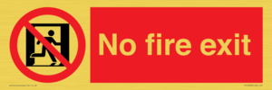 FP10953: No Fire Exit