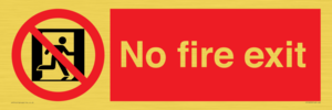 FP10953: No Fire Exit