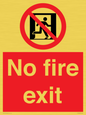 FP10953: No Fire Exit