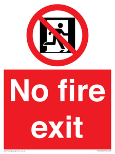 FP10953: No Fire Exit