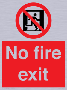 FP10953: No Fire Exit