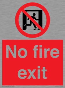FP10953: No Fire Exit