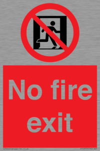 FP10953: No Fire Exit