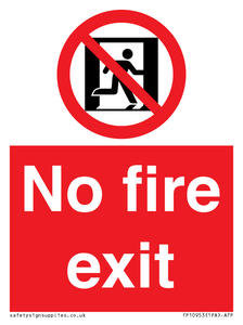 FP10953: No Fire Exit
