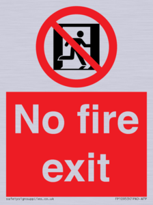 FP10953: No Fire Exit