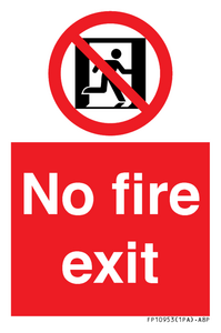 FP10953: No Fire Exit