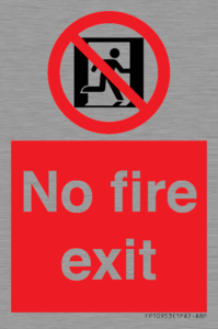 FP10953: No Fire Exit