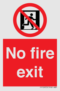 FP10953: No Fire Exit