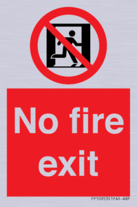 FP10953: No Fire Exit