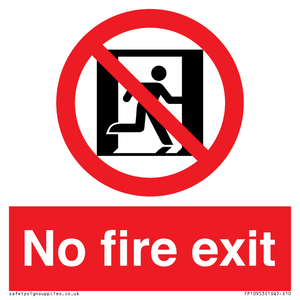 FP10953: No Fire Exit