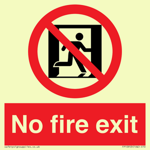FP10953: No Fire Exit