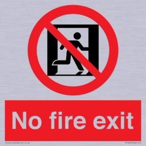FP10953: No Fire Exit