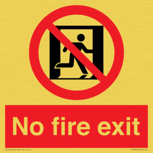 FP10953: No Fire Exit