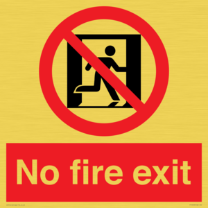 FP10953: No Fire Exit