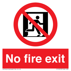 FP10953: No Fire Exit