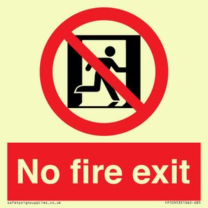 FP10953: No Fire Exit