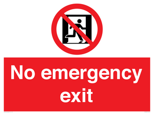 FP10955: No emergency exit