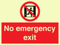 FP10955: No emergency exit
