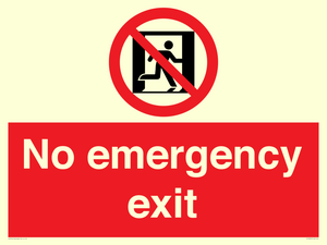 FP10955: No emergency exit