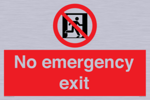 FP10955: No emergency exit