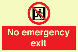 FP10955: No emergency exit