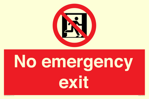 FP10955: No emergency exit