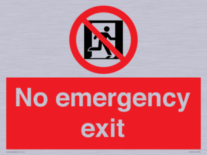 FP10955: No emergency exit