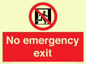 FP10955: No emergency exit