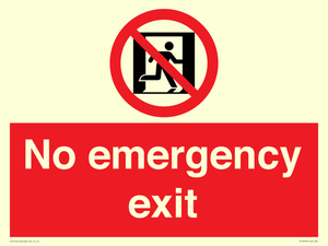 FP10955: No emergency exit