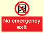 FP10955: No emergency exit