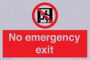 FP10955: No emergency exit
