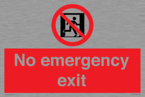 FP10955: No emergency exit