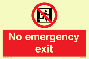 FP10955: No emergency exit