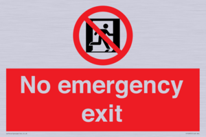 FP10955: No emergency exit