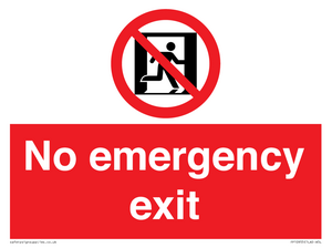 FP10955: No emergency exit
