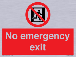 FP10955: No emergency exit