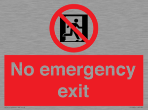 FP10955: No emergency exit