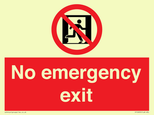 FP10955: No emergency exit
