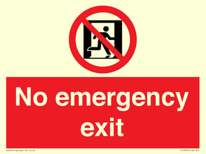 FP10955: No emergency exit