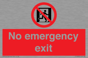 FP10955: No emergency exit
