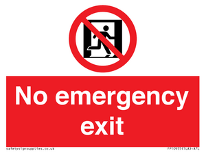 FP10955: No emergency exit