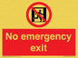FP10955: No emergency exit