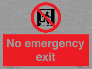 FP10955: No emergency exit