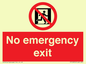 FP10955: No emergency exit