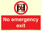 FP10955: No emergency exit