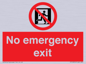 FP10955: No emergency exit