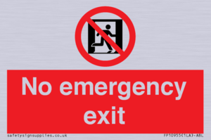 FP10955: No emergency exit