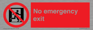 FP10955: No emergency exit