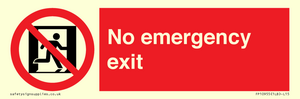FP10955: No emergency exit