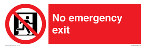 FP10955: No emergency exit